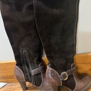 Relativity Dark Brown Heeled Boots